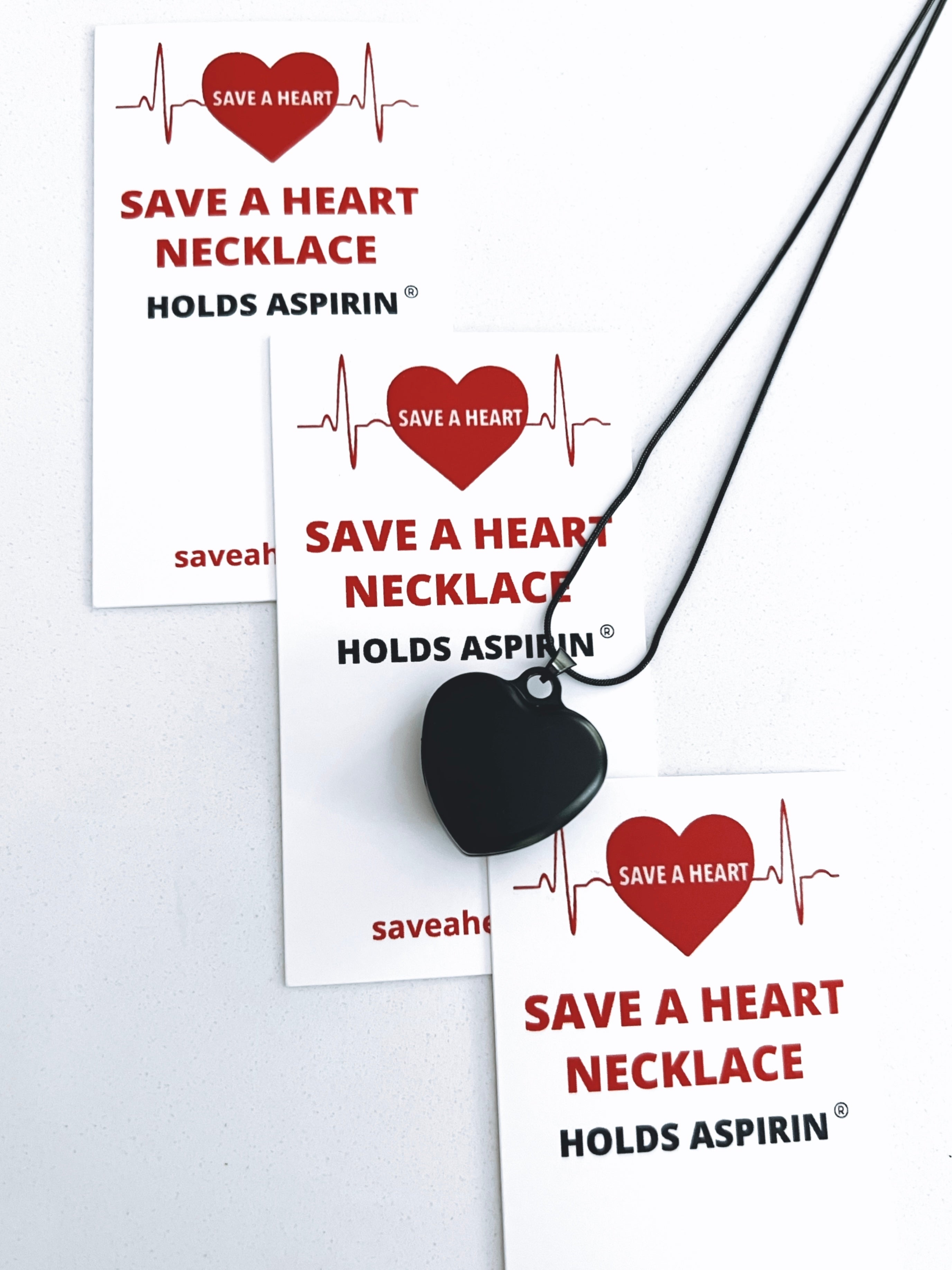 Save A Heart Pill Necklace