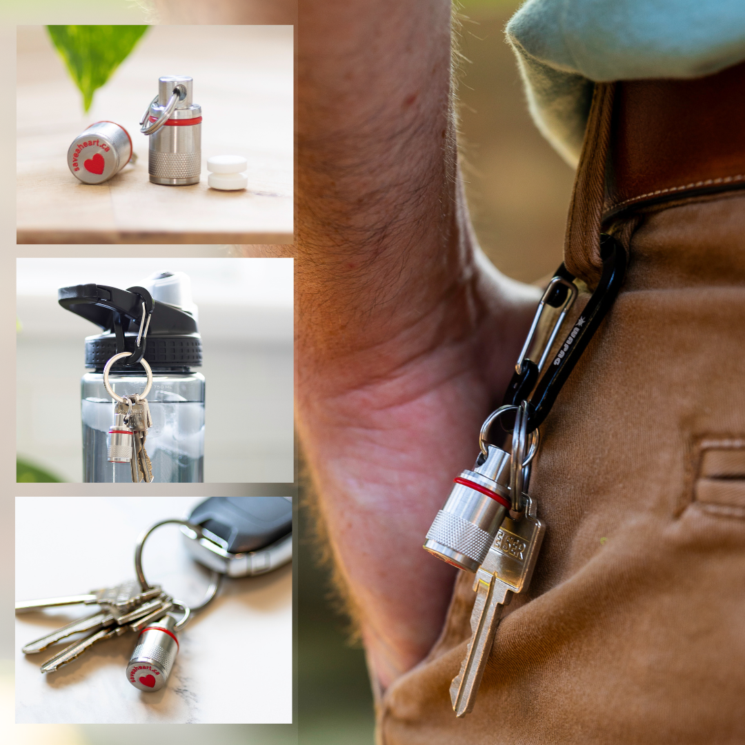 Family 4-Pack Emergency Pill Fob