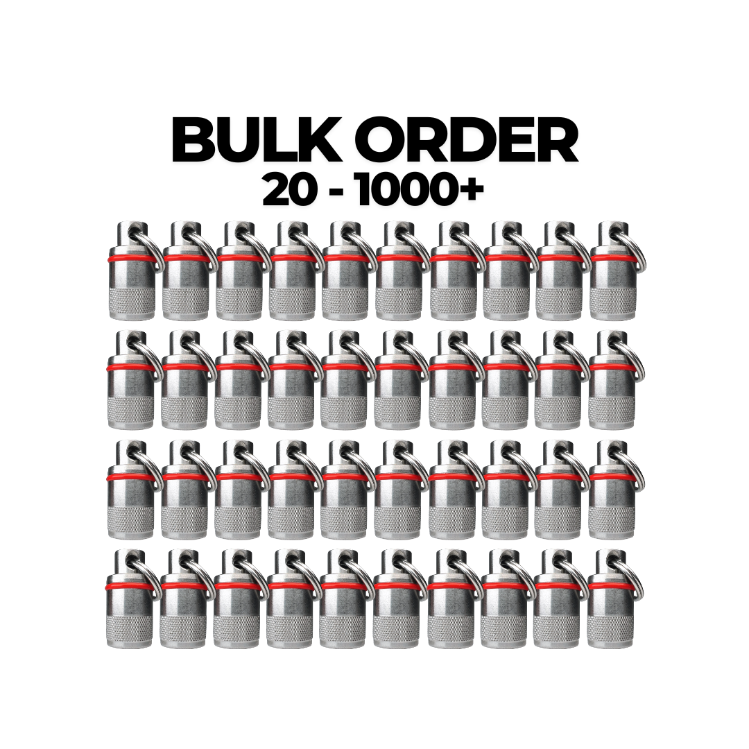 Bulk Order Silver Emergency Pill Fob