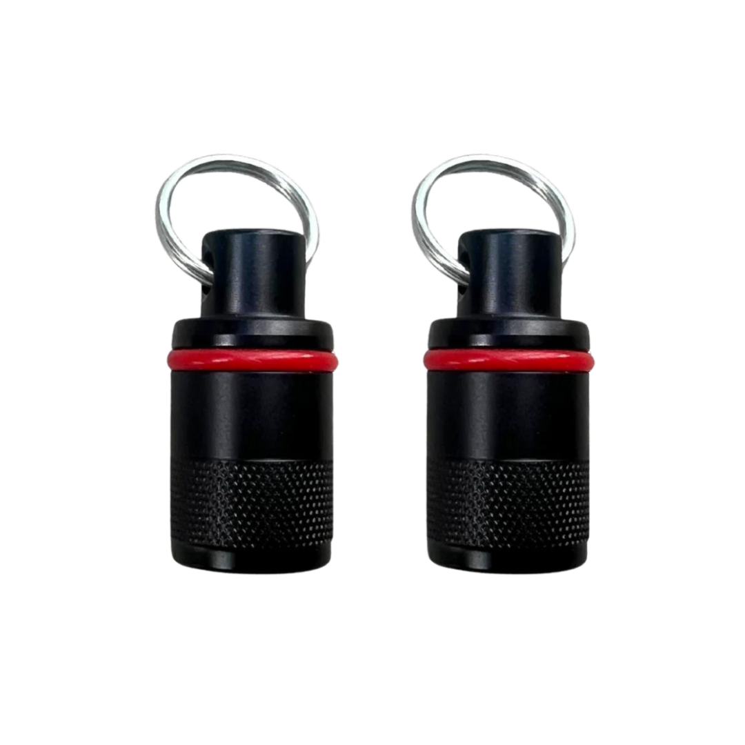 2-Pack Black Emergency Pill Fob